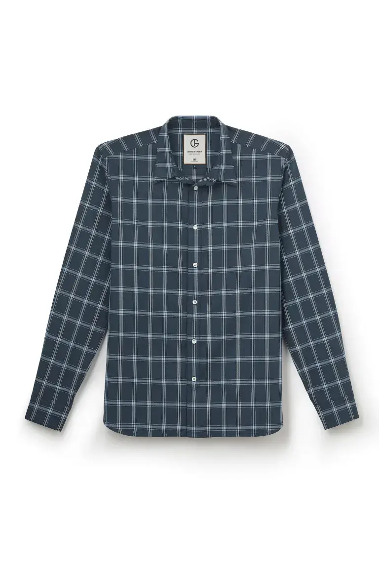 Darven Check Shirt in Polar – Classic Men’s Shirt Darven Check Shirt Polar – Men’s checked casual shirt