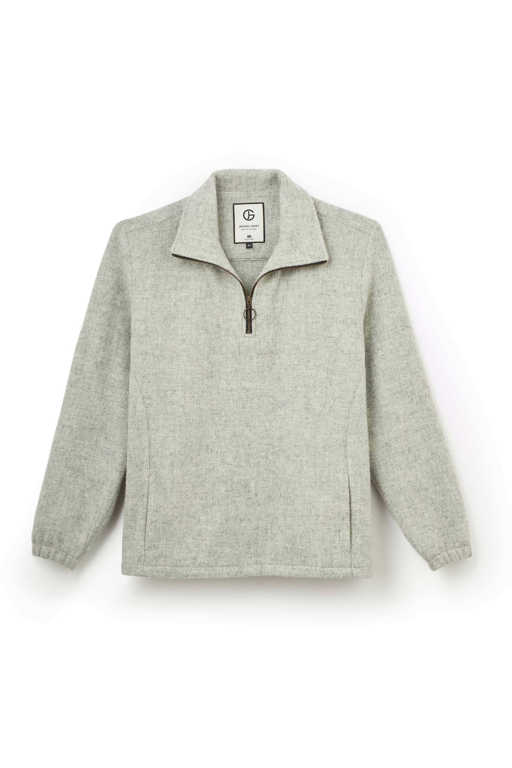 Jeffery Green Whitby Quarter Zip Shacket – Stylish Layering Piece Jeffery Green Whitby Quarter Zip Shacket – men’s quarter-zip shacket outerwear product image